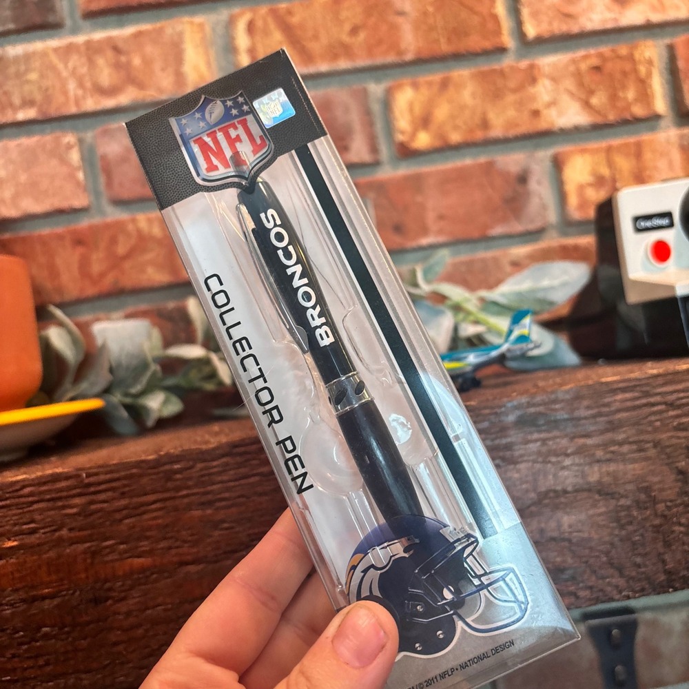 NFL Denver Broncos Collector Pen Black 2011 National Design Official Licensed